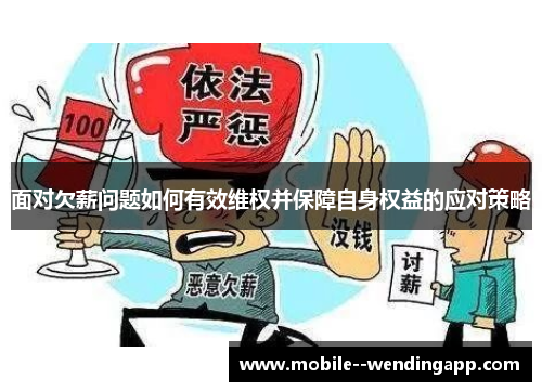 面对欠薪问题如何有效维权并保障自身权益的应对策略