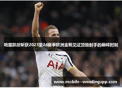 哈里凯恩斩获2023至24赛季欧洲金靴见证顶级射手的巅峰时刻